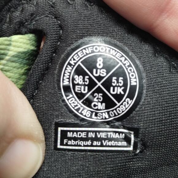 Keen Women's Size 8 Zerraport II Closed Toe Hiking Sandals Strappy Lemon Print - Picture 8 of 8